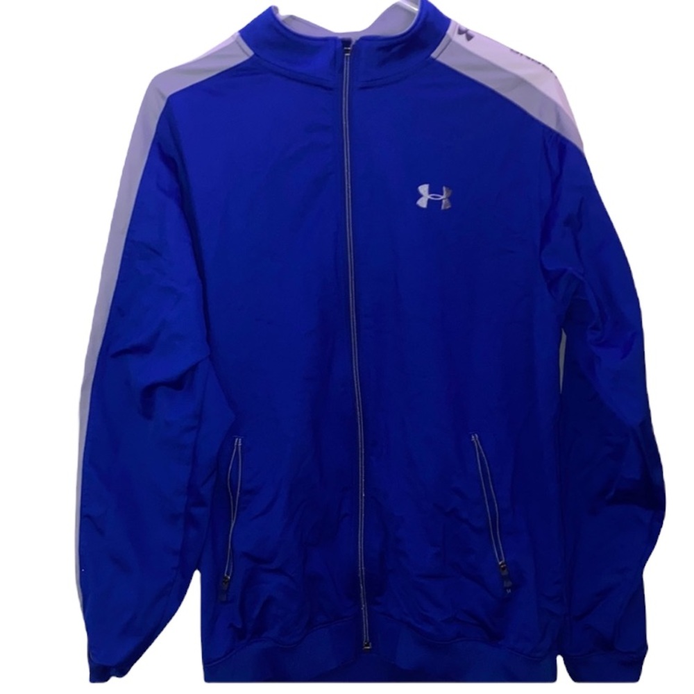 Under armor Blue zip up jacket